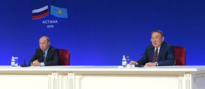 Астанада Елбасы Нұрсұлтан Назарбаев пен Ресей Президенті Владимир Путин кездесті