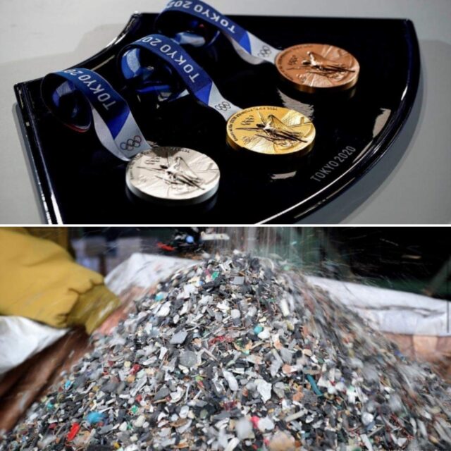 Токио олимпиадасы медальдары тұрмыстық заттардың қалдығынан жасалды