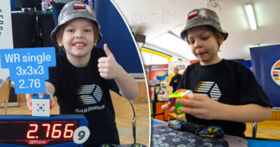 Поляк бала Рубик кубигін құрастырудан рекорд жасады