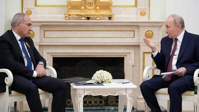 Н. Пашинян В. Путинді бетпе-бет ауыр сынады